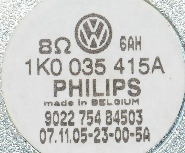 Volkswagen PASSAT B6 (2005 - 2010) 1K0035415A Динамики передних дверей — фото 10