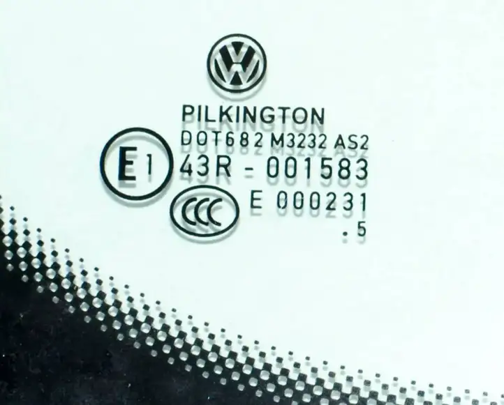 Volkswagen Caddy (2004 - 2010) 2K0845042 Стекло задней двери — фото 3