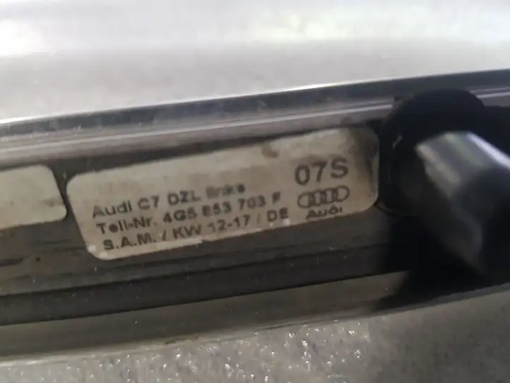 Audi A6 C7 (2014 - 2018) 4F5853703F Молдинг крыши — фото 2