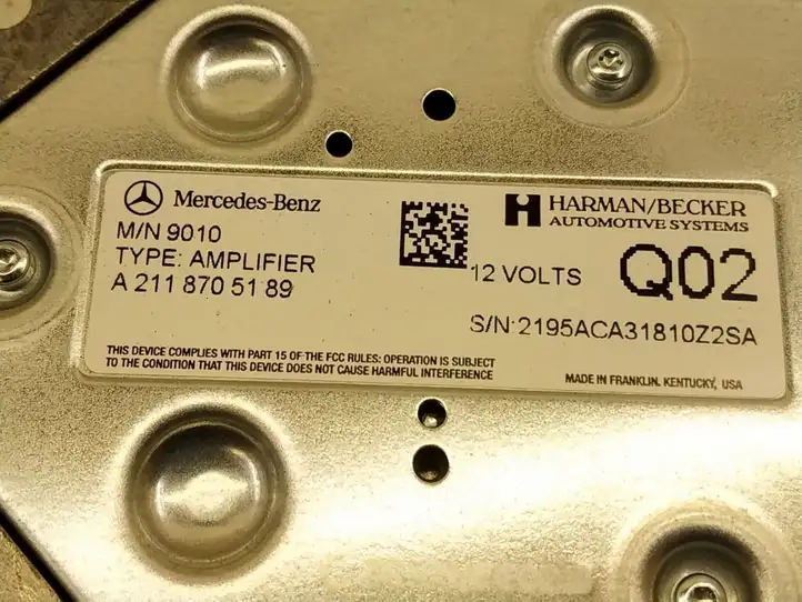 Mercedes-Benz R W251 (2005 - 2013) 2118705189 Усилитель звука — фото 6