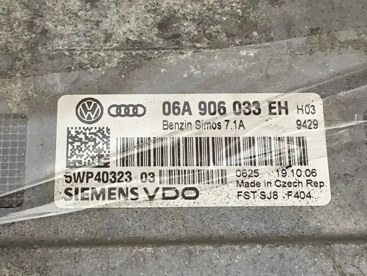 Audi A3/S3 8P (2004 - 2008) 06A906033EH Блок управления двигателем (ЭБУ) — фото 2