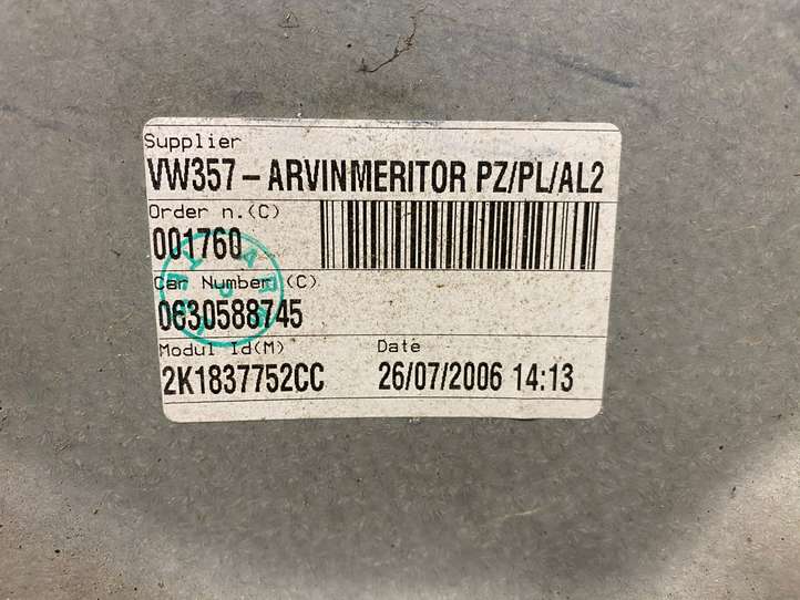 Volkswagen Caddy (2004 - 2010)  1T0837756 Механизм для электрического подъема окон передней двери (без двигателя)