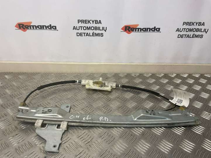 Citroen C4 (2004 - 2008)   Механизм для электрического подъема окон передней двери (без двигателя)