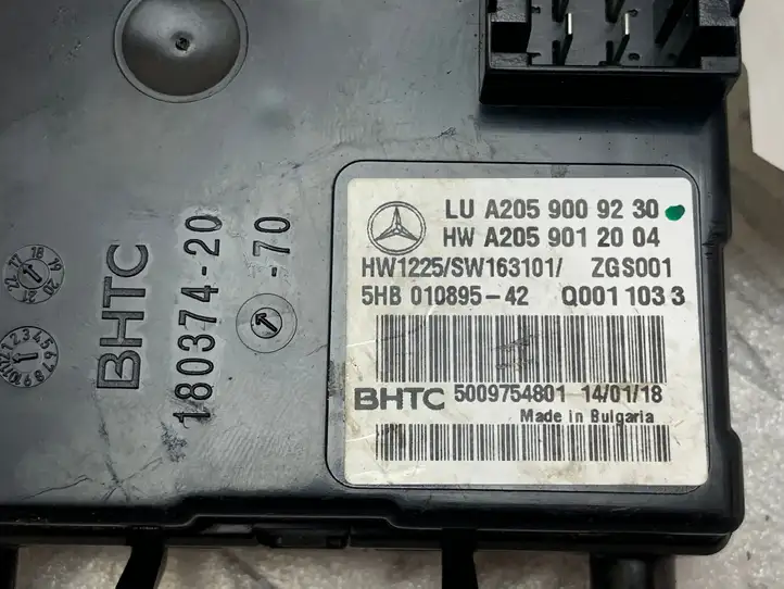 Mercedes-Benz GLC X253/C253 (2015 - ) A2059009230 Блок управления кондиционером — фото 3