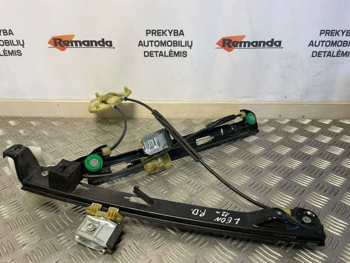 Seat Leon (1P) (2005 - 2012)   Механизм для электрического подъема окон передней двери (без двигателя)