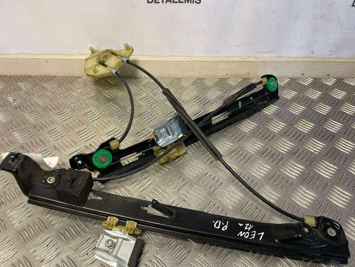 Seat Leon (1P) (2005 - 2012)   Механизм для электрического подъема окон передней двери (без двигателя)