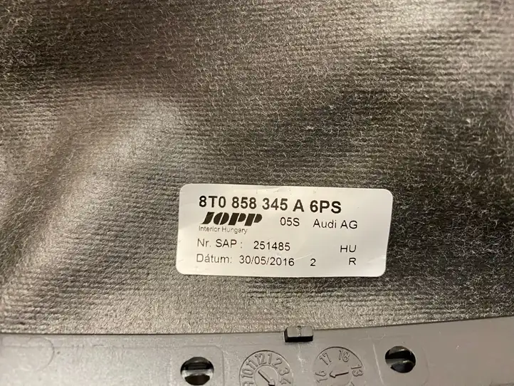 Audi A5 8T 8F (2011 - 2016) 8T0858345A Обшивка рулевой колонки — фото 2