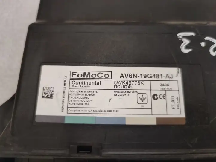 Ford Focus Grand C-MAX (2010 - 2019) AV6N19G481AJ Модуль комфорта — фото 3