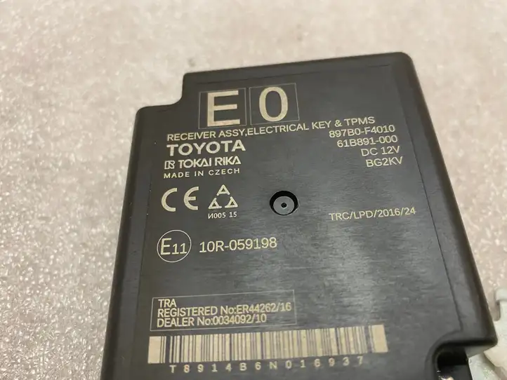 Toyota C-HR I (2016 - 2022) 897B0F4010 Блок иммобилайзера — фото 4