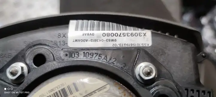 Jaguar XF X250 (2007 - 2015) 9W83043B13AD Подушка безопасности руля — фото 4