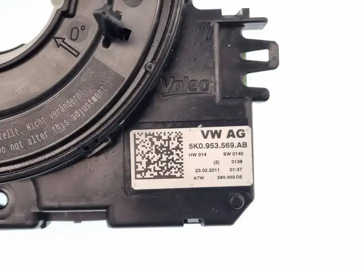 Skoda Octavia Mk2 (1Z) (2004 - 2013) 5K0953569D Контактное кольцо SRS — фото 4