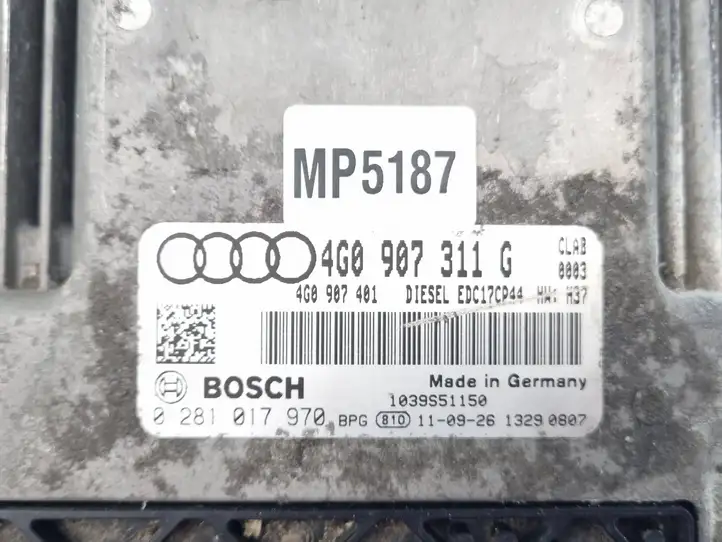 Audi A6 C7 (2011 - 2014) 4G0907311G Блок управления двигателем (ЭБУ) — фото 4