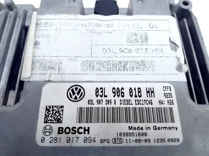 Volkswagen Sharan (2010 - 2015) 03L906018HH Блок управления двигателем (ЭБУ) — фото 2