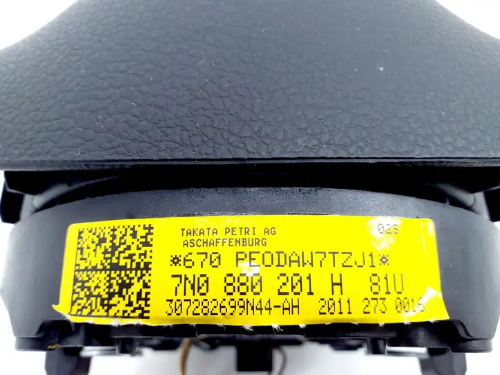 Volkswagen Sharan (2010 - 2015) 7N0880201H Подушка безопасности руля — фото 4