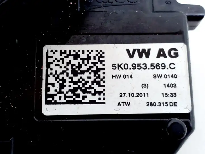 Volkswagen Sharan (2010 - 2015) 5K0953569C Контактное кольцо SRS — фото 2