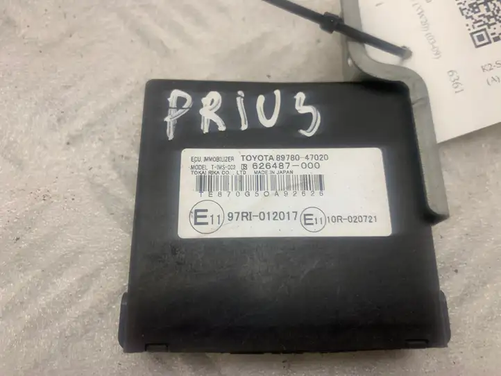 Toyota Prius (XW20) (2003 - 2009) 8978047020 Блок иммобилайзера — фото 3
