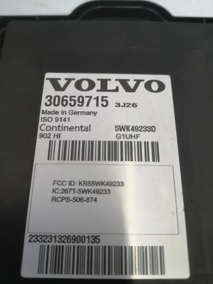 Volvo S60 (2013 - 2018) 30659715 Блок бесключевого доступа — фото 2
