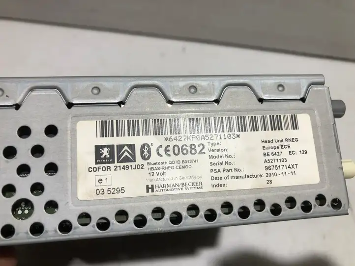Citroen C4 I Picasso (2006 - 2013) 96751714XT Магнитола / мультимедийная система — фото 4