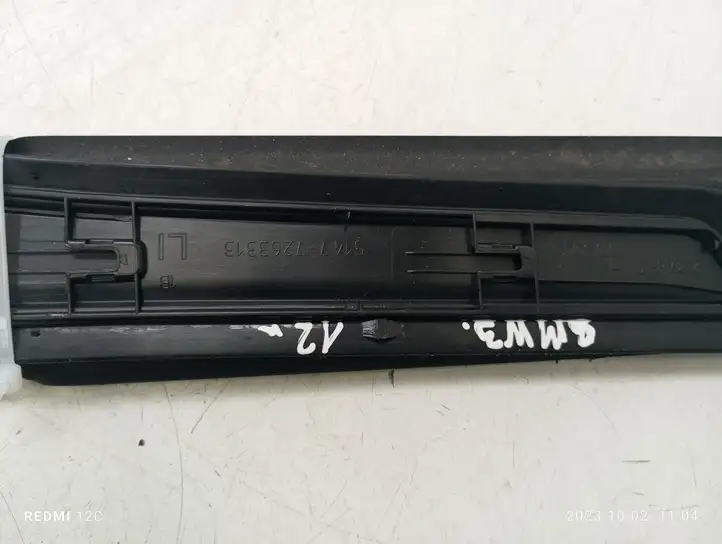BMW 3 F30 F35 F31 (2012 - 2018) Внутренняя обшивка порога (комплект) — фото 6