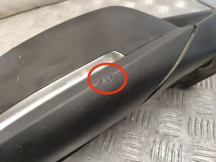 BMW 3 F30 F35 F31 (2012 - 2018) E1021185 Боковое зеркало с электроприводом — фото 8
