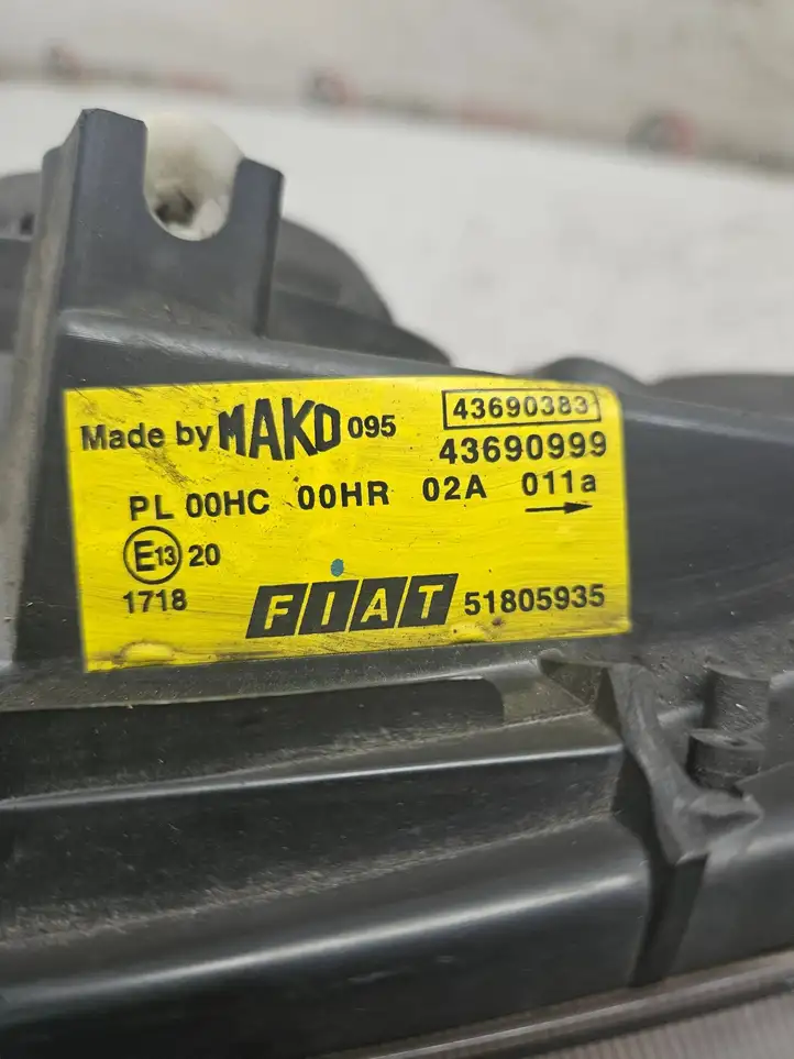 Fiat Doblo (2000 - 2009) 51805935 Передняя фара — фото 6
