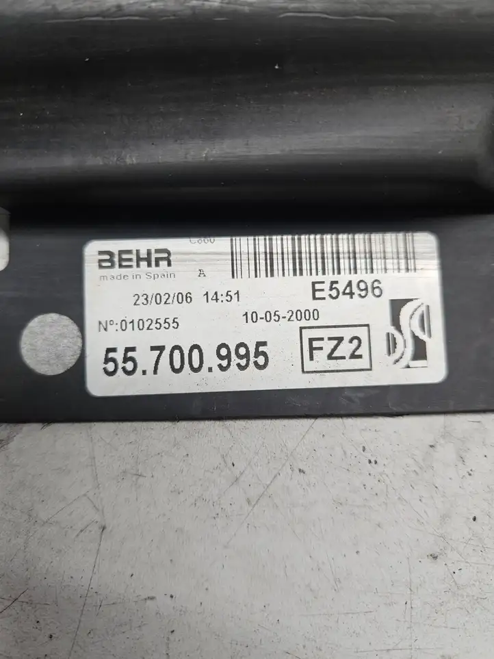 Fiat Punto (199) (2005 - 2018) 55700995 Дифузор радиатора — фото 8