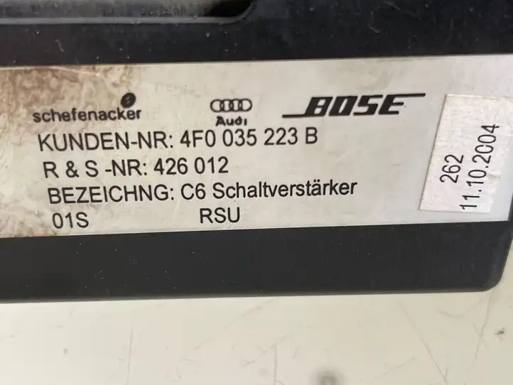 Audi A6 S6 C6 4F (2004 - 2008) 4F0035223B Усилитель звука — фото 3