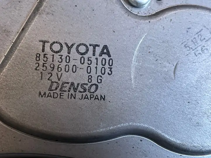 Toyota Avensis T250 (2003 - 2006) 8513005100 Двигатель стеклоочистителя заднего стекла — фото 3