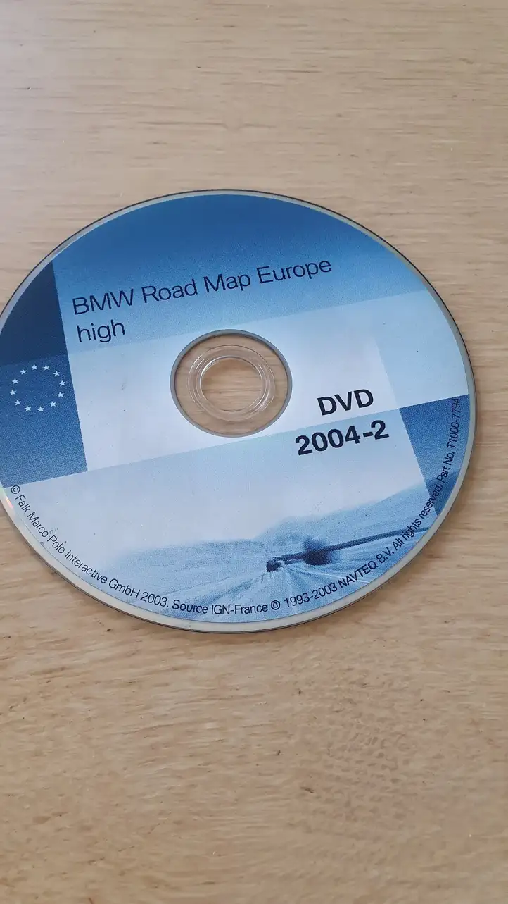 BMW X3 E83 (2003 - 2010) T10007794 Навигационные карты CD/DVD — фото 1