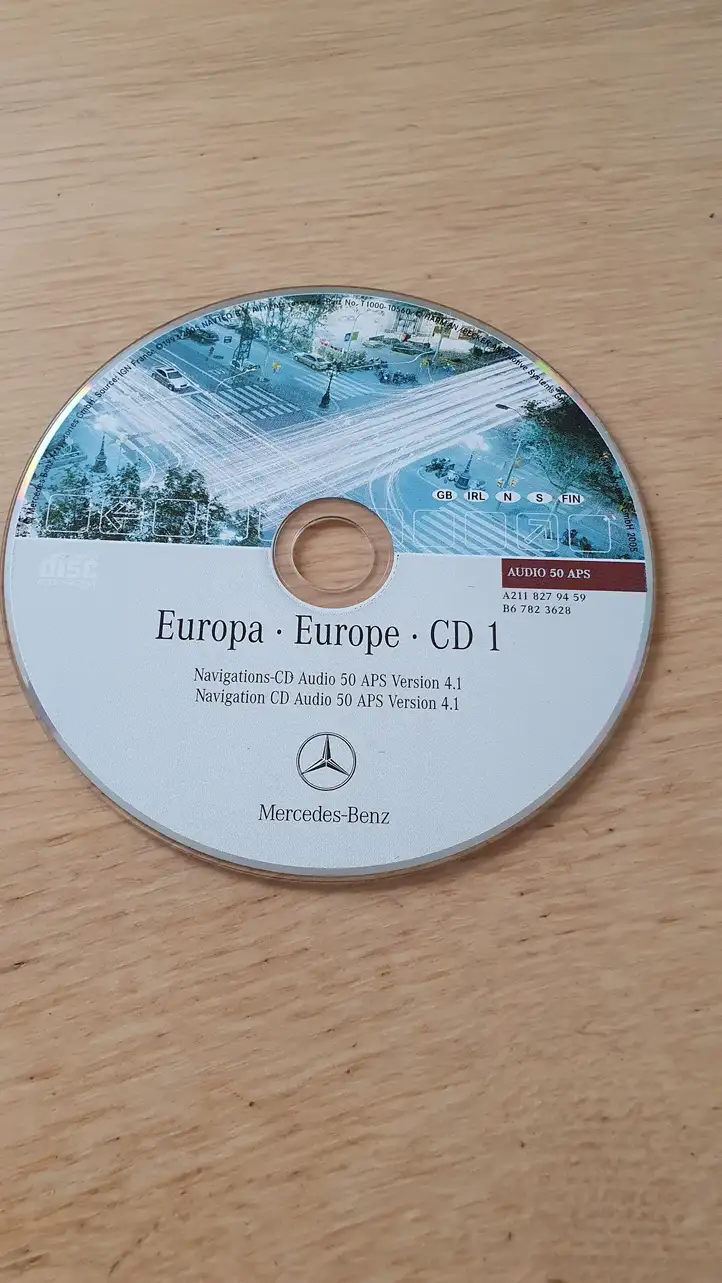 Mercedes-Benz E W211 (2002 - 2009) A2118279459 Навигационные карты CD/DVD — фото 1