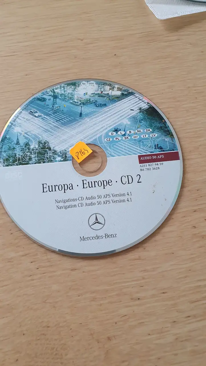 Mercedes-Benz E W211 (2002 - 2009) A2118279459 Навигационные карты CD/DVD — фото 1