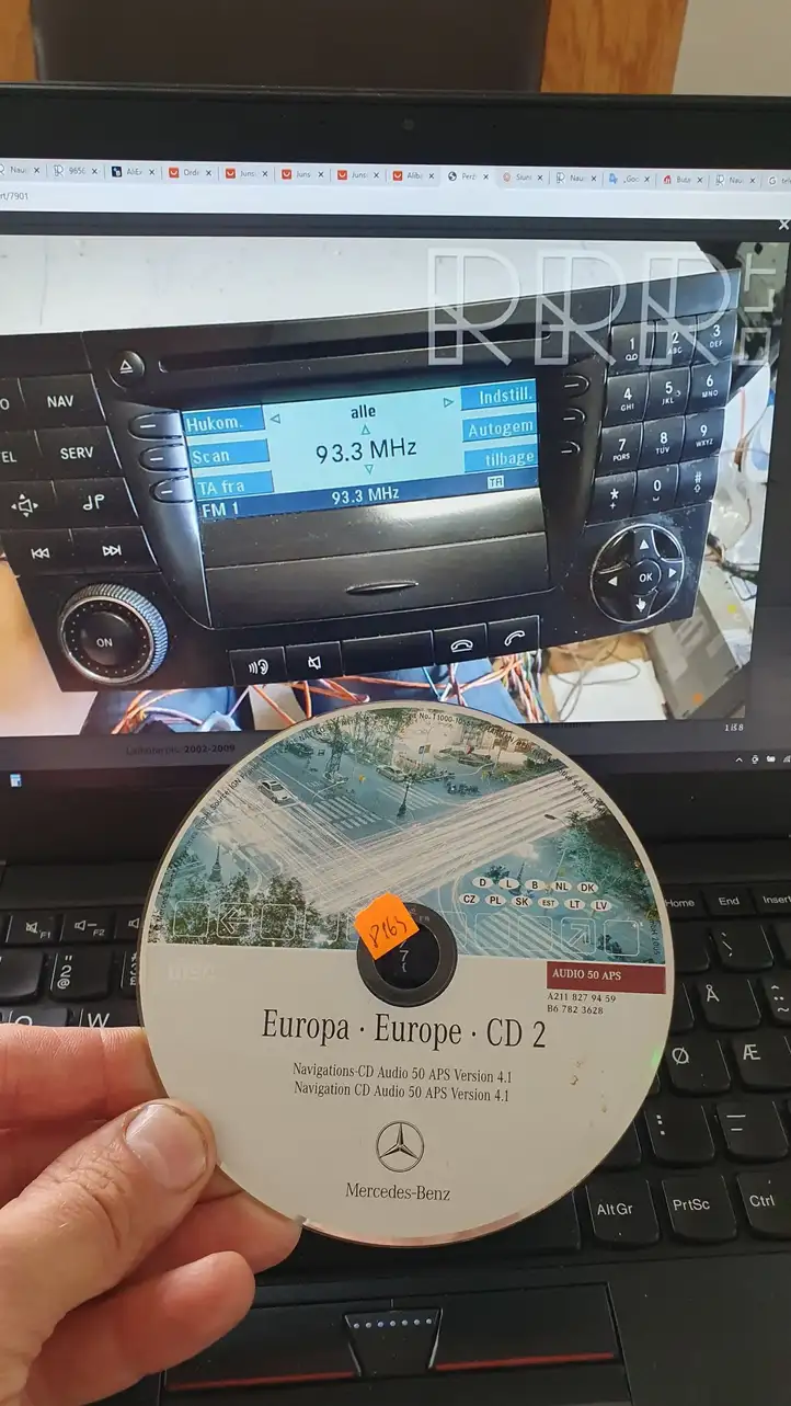 Mercedes-Benz E W211 (2002 - 2009) A2118279459 Навигационные карты CD/DVD — фото 2