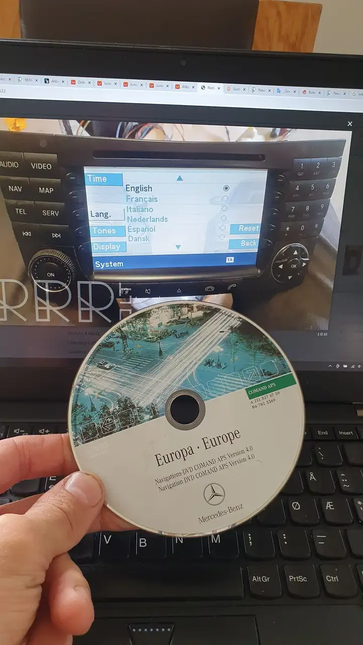 Mercedes-Benz E W211 (2002 - 2009) A2118276759 Навигационные карты CD/DVD — фото 2