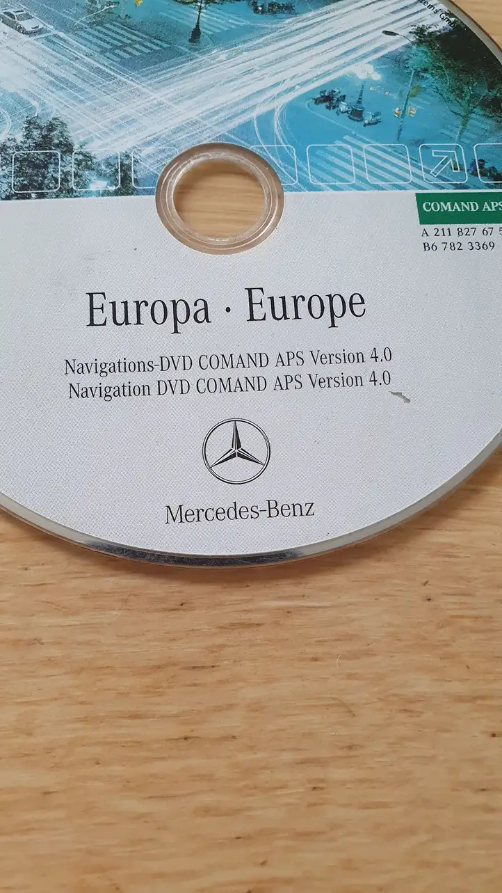 Mercedes-Benz E W211 (2002 - 2009) A2118276759 Навигационные карты CD/DVD — фото 3