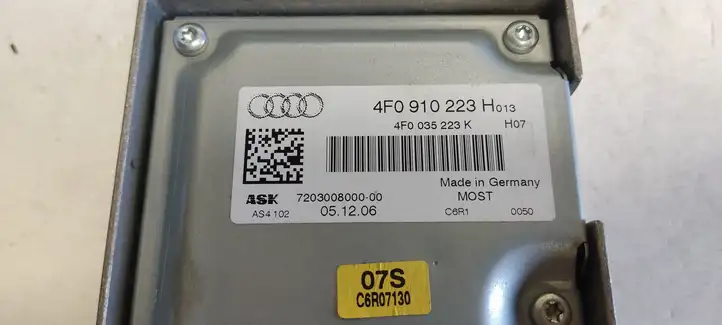 Audi A6 S6 C6 4F (2004 - 2008) 4F0910223H Усилитель звука — фото 4