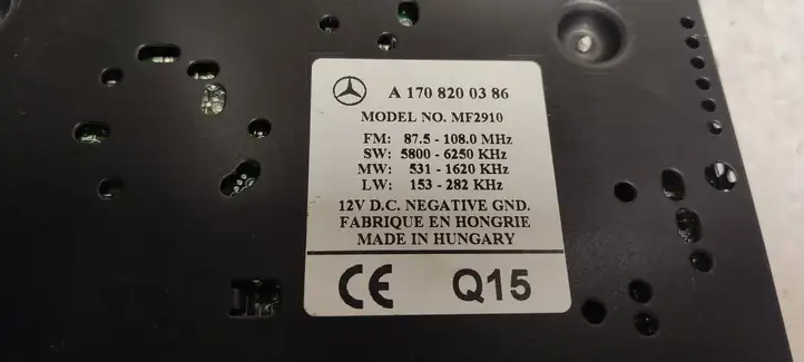 Mercedes-Benz ML W163 (1997 - 2005) A1708200386 Магнитола / мультимедийная система — фото 3