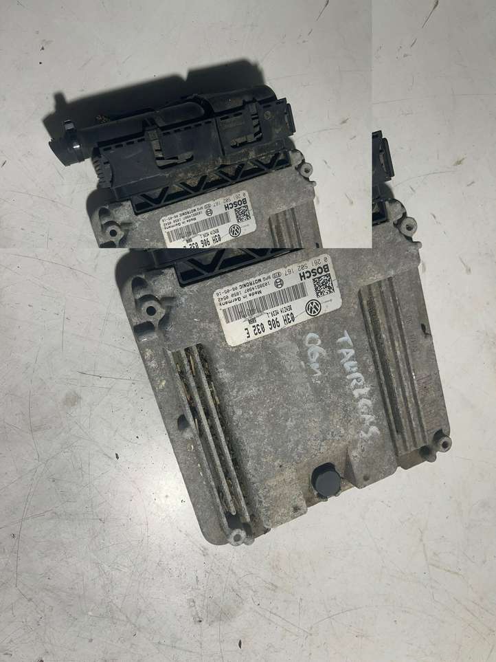 Volkswagen Touareg I (2002 - 2010)  03h906032e Блок управления двигателем ECU