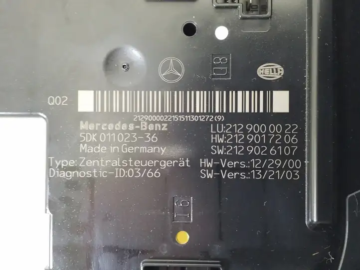 Mercedes-Benz E W212 (2009 - 2016) A2129000022 Модуль комфорта — фото 2