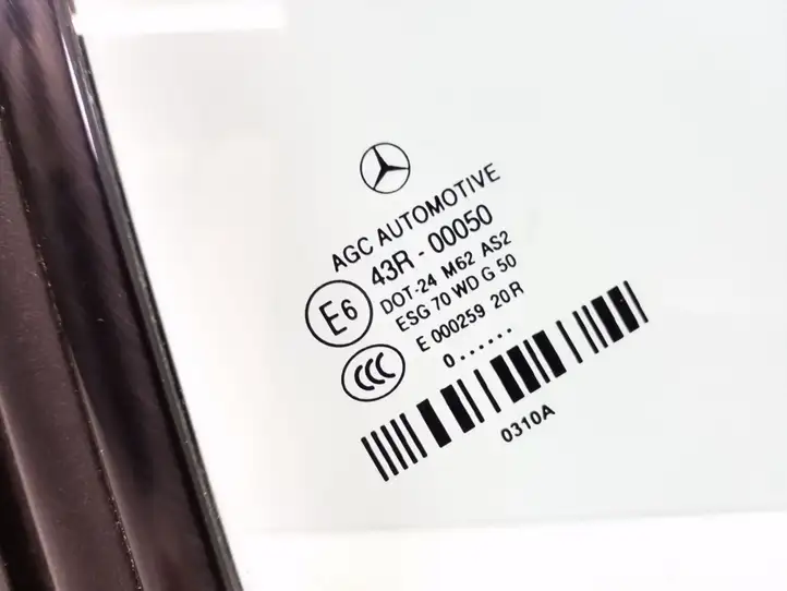 Mercedes-Benz E C207 W207 (2009 - 2017) A2076700110 Заднее боковое стекло — фото 3