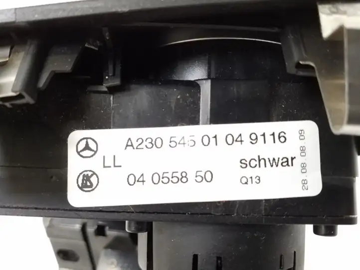 Mercedes-Benz SL R230 (2001 - 2012) A2305450104 Включатель фонарей — фото 4