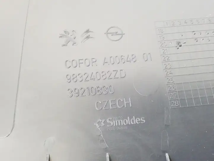 Opel Corsa F (2019 - ) 98324082ZD Нижняя обшивка стойки B — фото 2