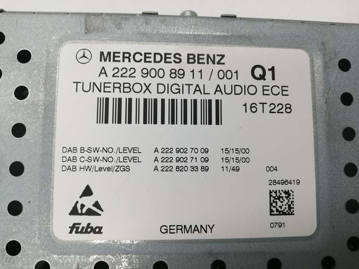 Mercedes-Benz C W205 (2014 - 2021)  A2229008911 Блок управления HiFi audio