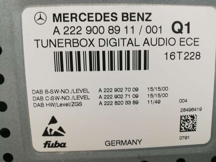 Mercedes-Benz C W205 (2014 - 2021)  A2229008911 Блок управления HiFi audio