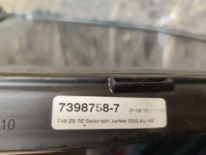 BMW 2 F45 (2014 - 2021) 7398758 Заднее боковое стекло — фото 3