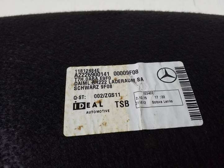 Mercedes-Benz S W222 (2013 - )  A2226900141  Коврик багажника