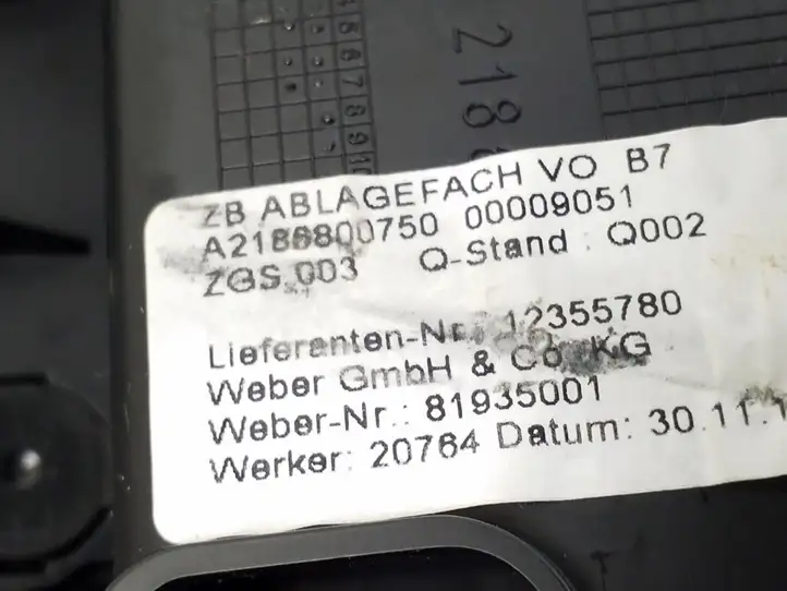 Mercedes-Benz CLS C218,X218 (2011 - 2017) A2186800750 Пепельница — фото 4