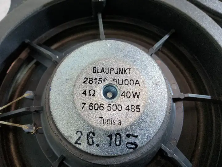 Nissan Qashqai (2006 - 2010) Динамики задних дверей — фото 3