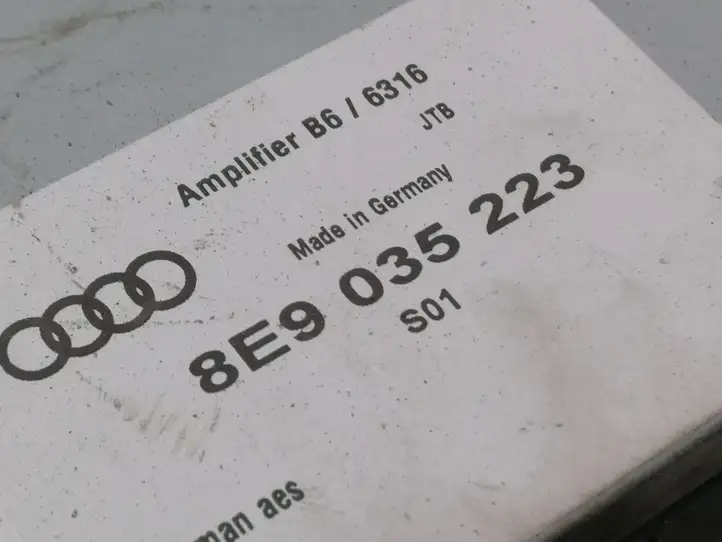 Audi A4 S4 B6 8E 8H (2000 - 2006) 8E9035223 Усилитель звука — фото 2