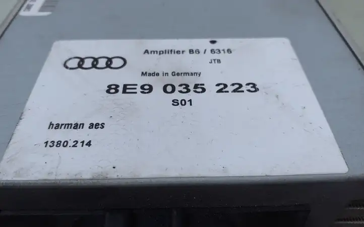 Audi A4 S4 B6 8E 8H (2000 - 2006) 8E9035223 Усилитель звука — фото 4