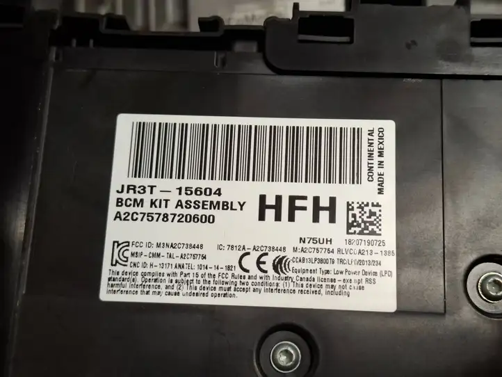 Ford Mustang VI (2015 - )  JR3A12A650ABA Блок управления двигателя